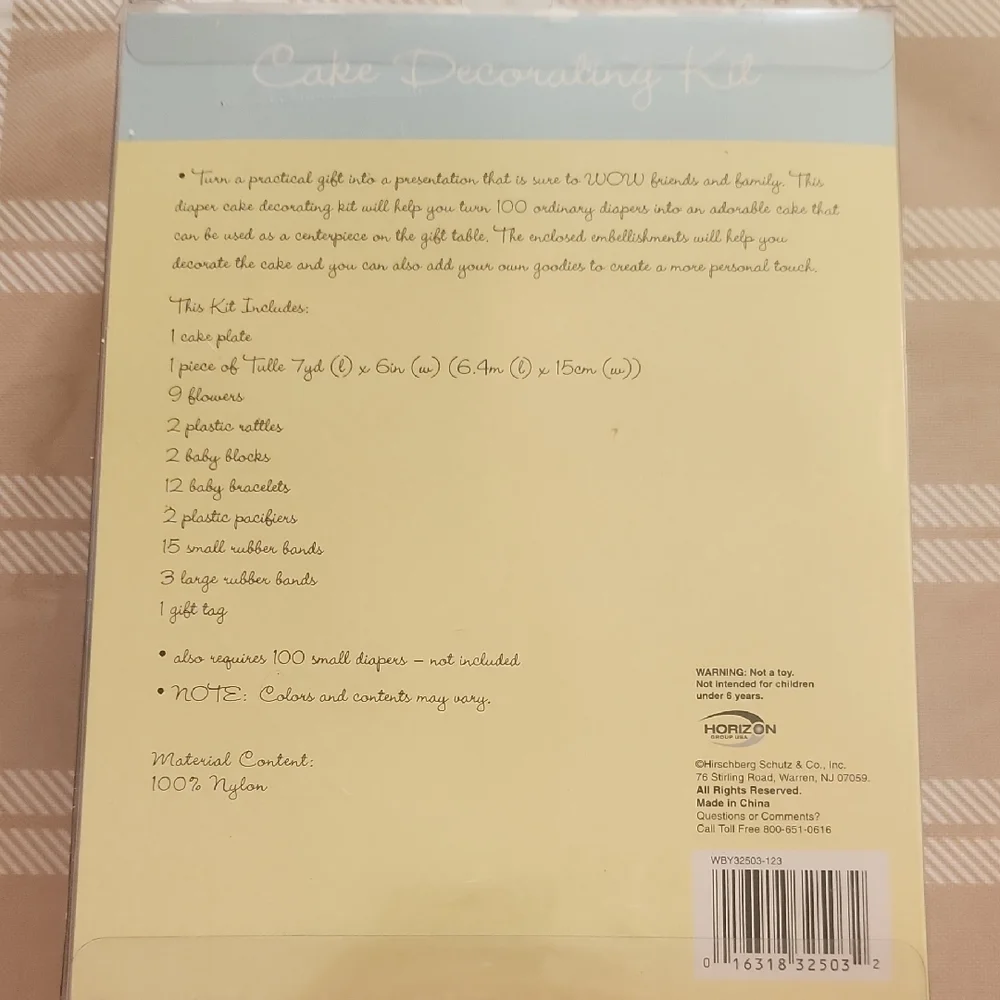 Cake Decorating Kit with Pastel Accents